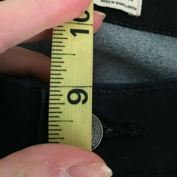 Abercrombie &‎ Fitch Jean Leggings Womens Sz 8R Dark Blue Stretch Skinny - Picture 8 of 9